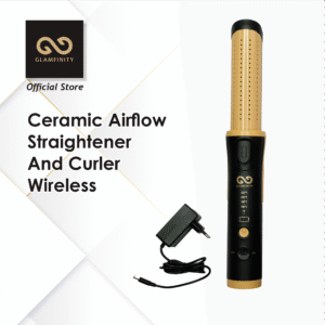 Glamfinity Ceramic Airflow Straightener And Curler Wireless